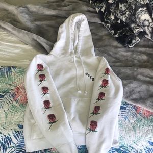 White Womens Obey Hoodie